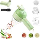 4 in 1 Portable Electric Vegetable Cutter Set