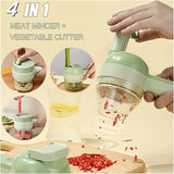 4 in 1 Portable Electric Vegetable Cutter Set