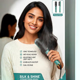 Hair Straightener Comb for Women Hair Straightener Brush  (Multicolor)